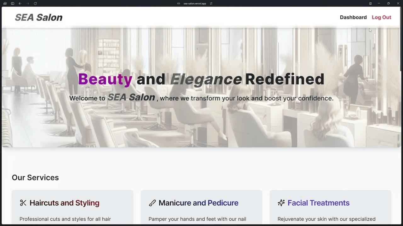 SEA Salon Application